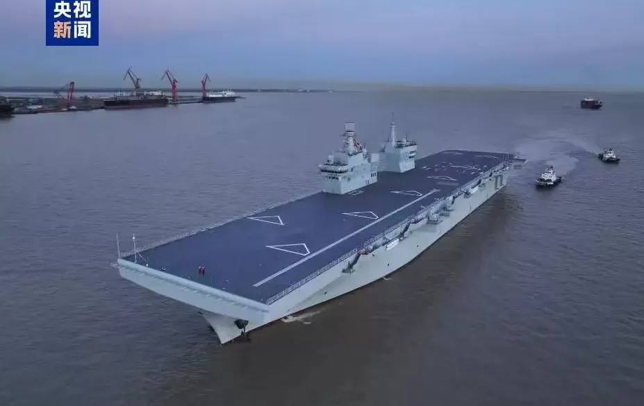 又一艘电磁弹射舰首次试航，中国海军再添独门利器！-第2张图片-