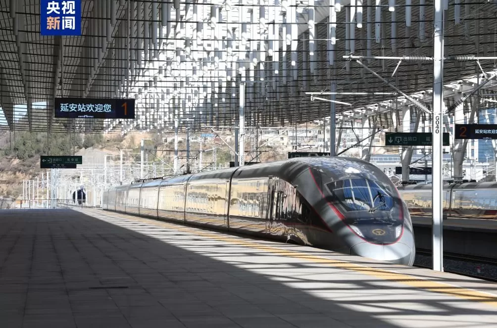 时长将缩至约1小时陕北革命老区首条高铁西延高铁试运行-第1张图片-