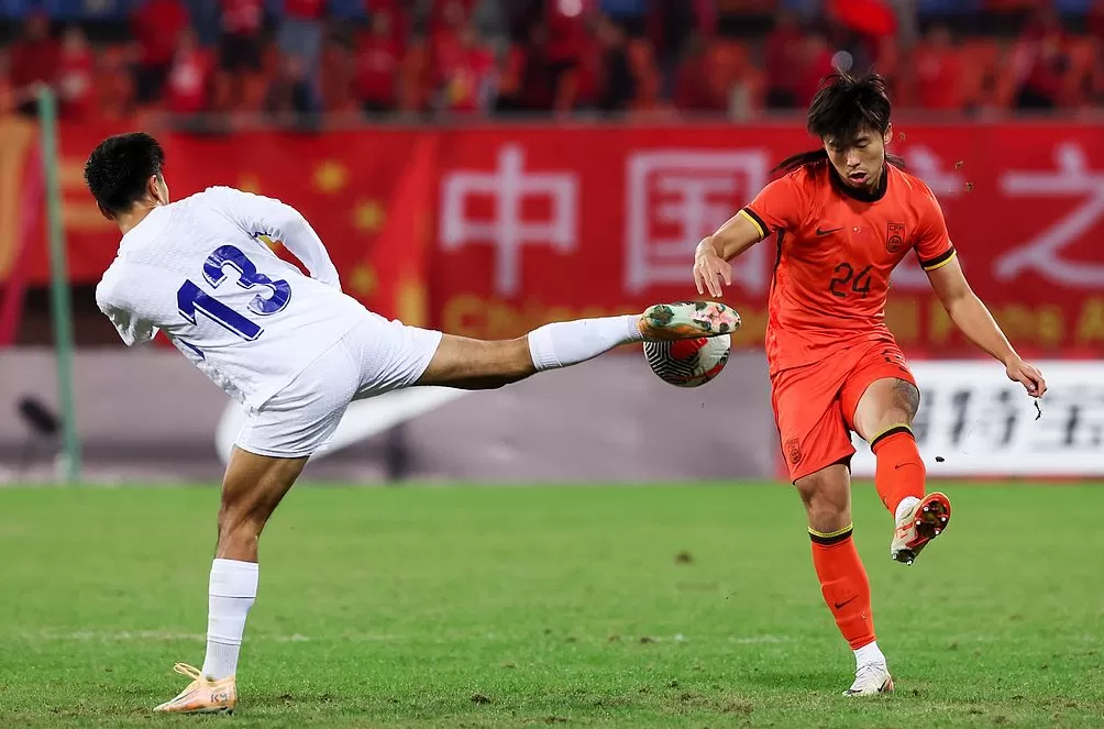 10人中国U22男足踢平乌兹别克斯坦，熊猫杯第二收官-第6张图片-