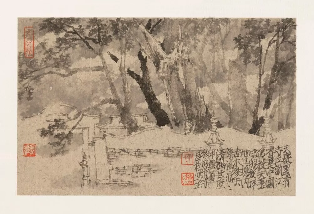 浙江美术馆展出余昌梅百幅风景写生-第1张图片-