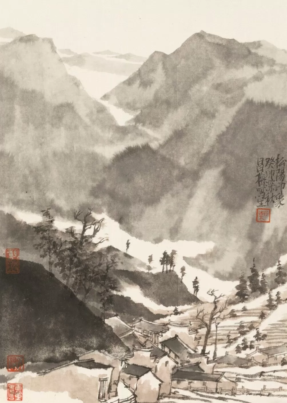 浙江美术馆展出余昌梅百幅风景写生-第2张图片-