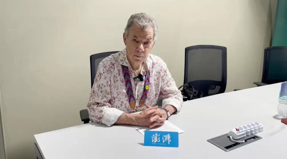 专访｜诺奖得主、哥伦比亚前总统桑托斯：气候变化正加剧全球冲突与移民危机-第1张图片-