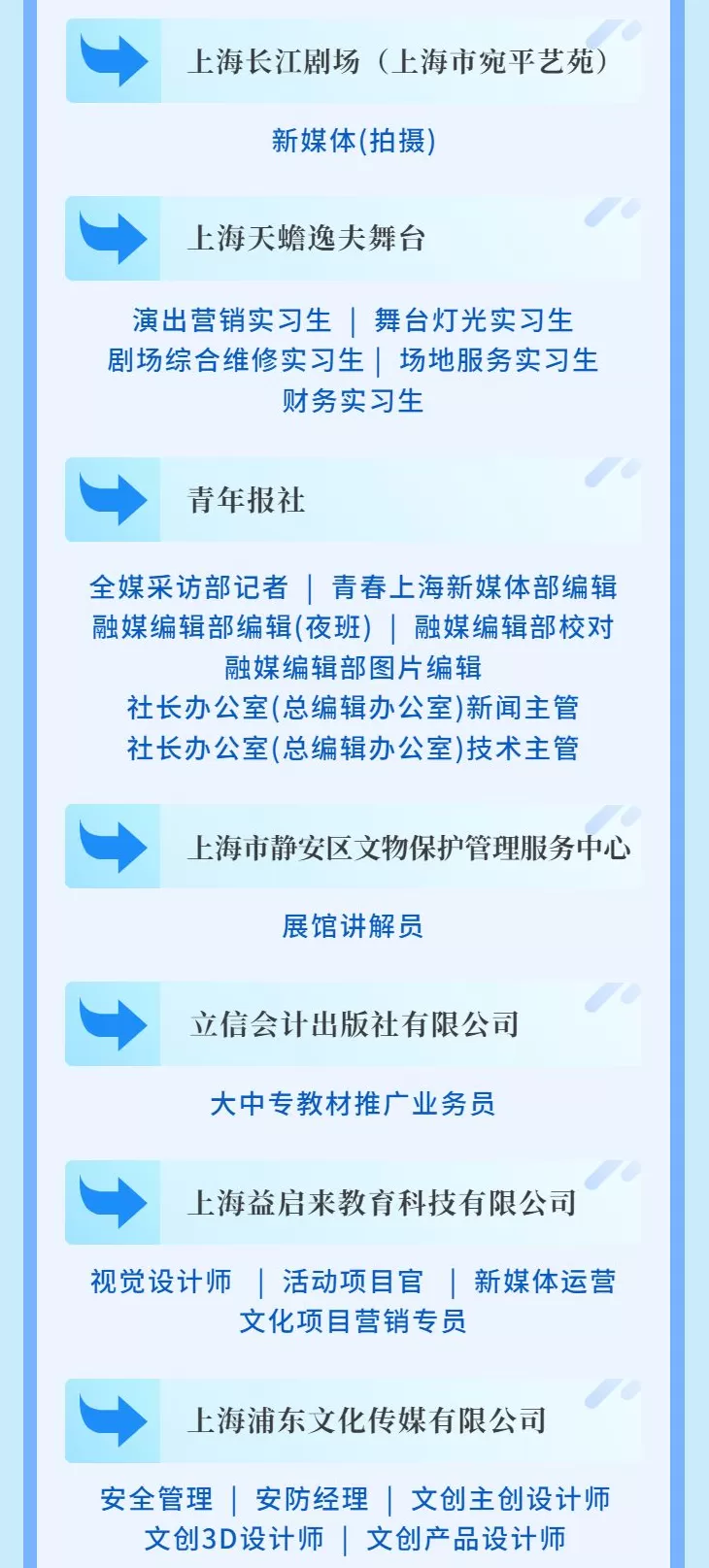 2026年度上海文化行业线上人才招聘会即日启动！-第5张图片-