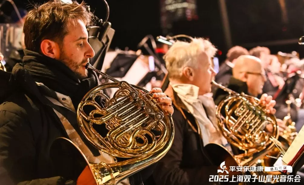 双子山下捧着姜茶听音乐，上海有着最浪漫的户外古典乐氛围-第4张图片-