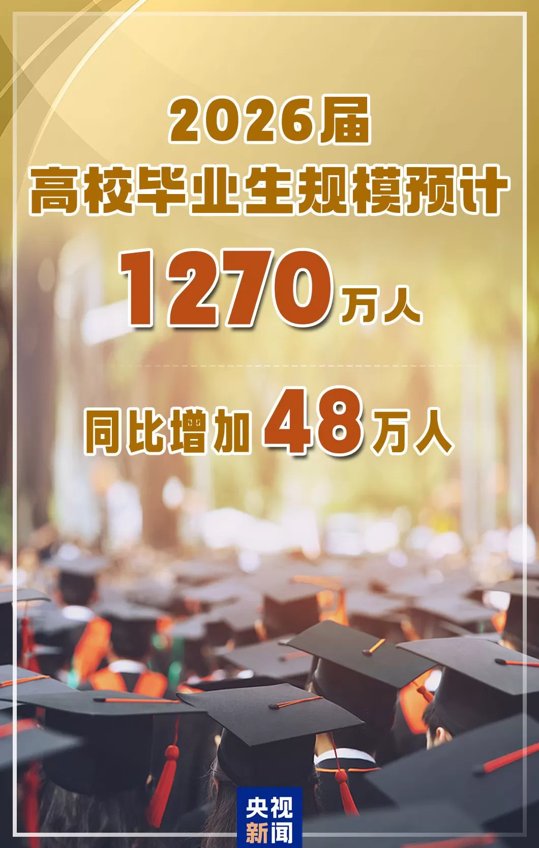 教育部：2026届高校毕业生规模预计1270万人-第1张图片-