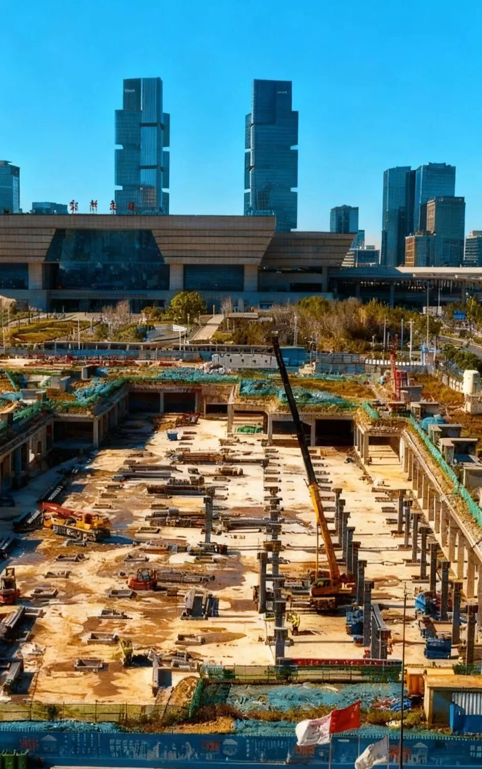 郑州胖东来要搭个“巨型天幕”?记者实探工地-第3张图片- 郑州胖东来要搭个“巨型天幕”?记者实探工地-第3张图片-