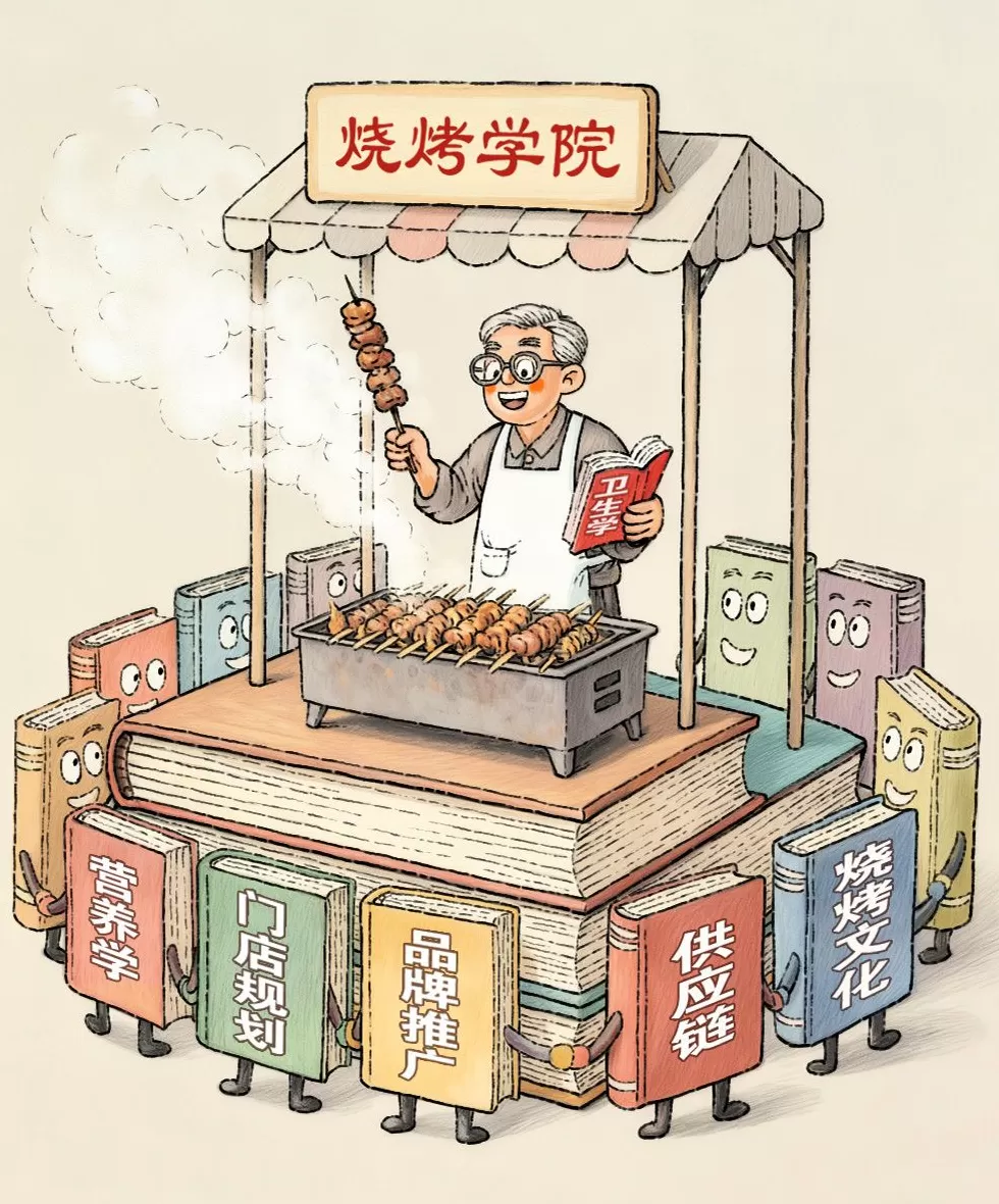 澎湃漫评|烧烤需要不需要学院-第1张图片- 澎湃漫评|烧烤需要不需要学院-第1张图片-