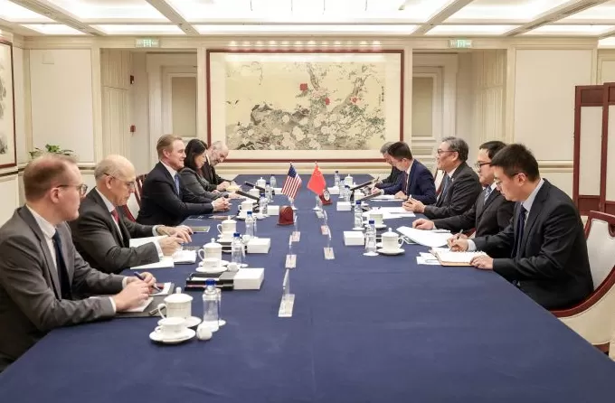 王文涛会见美驻华大使庞德伟，双方就中美经贸关系等深入交换意见-第2张图片-