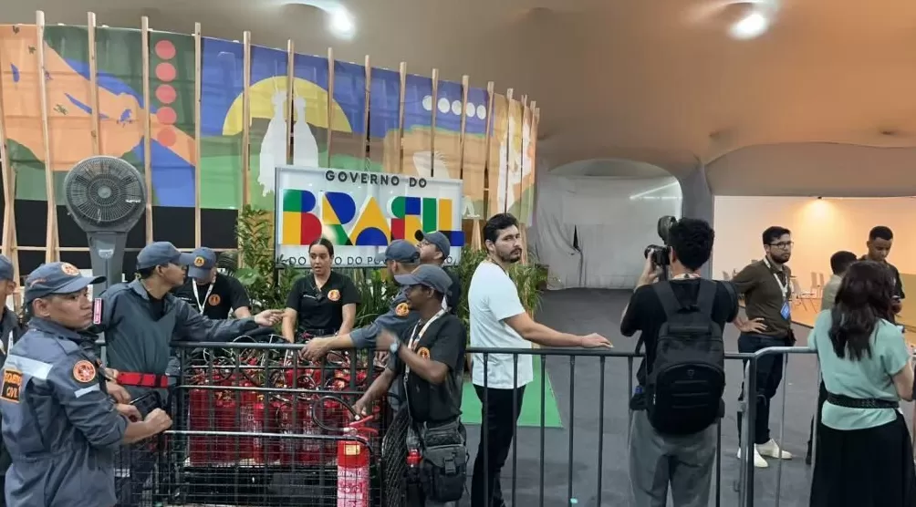 现场直击：COP30会场突发火灾，“火情源于中国角”传言不实-第4张图片-