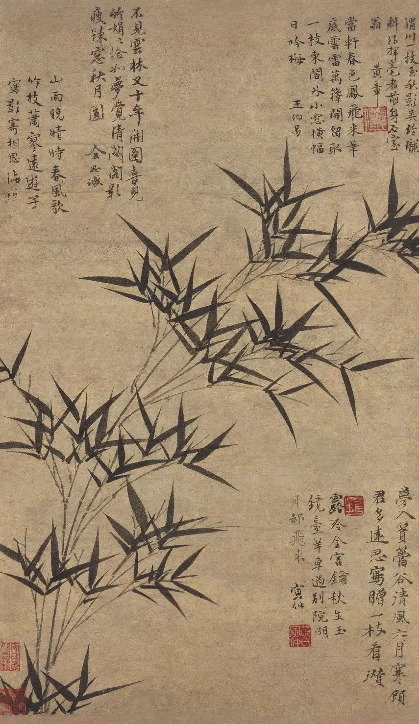 国博馆刊｜重审《竹枝图》：倪瓒的“抱怨”及相关作伪-第3张图片-