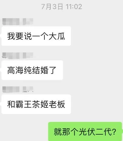 茶饮霸总娶光伏女神，现在流行“董事长”终成眷属？-第3张图片-