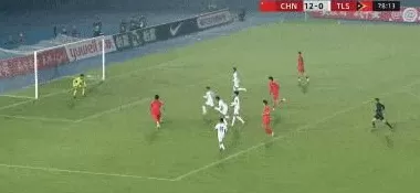 U17亚预赛：中国14-0东帝汶升头名！2连胜轰18球3人上演帽子戏法-第15张图片-