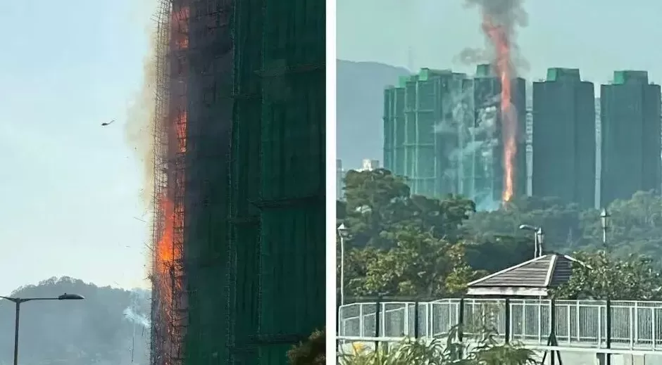 香港大埔发生五级火灾,已致4人死亡-第1张图片- 香港大埔发生五级火灾,已致4人死亡-第1张图片-